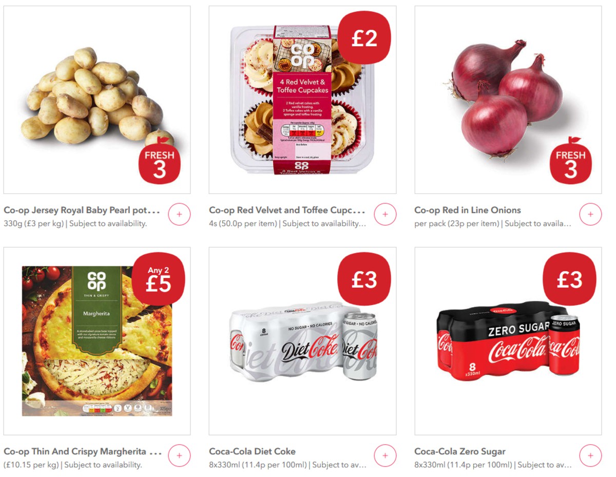 Co-op Food Offers from 4 May