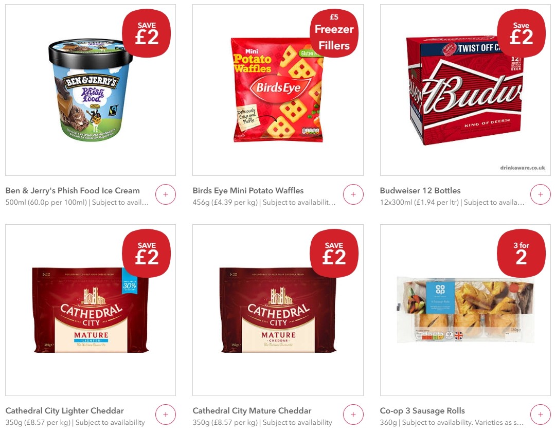 Co-op Food Offers from 7 June
