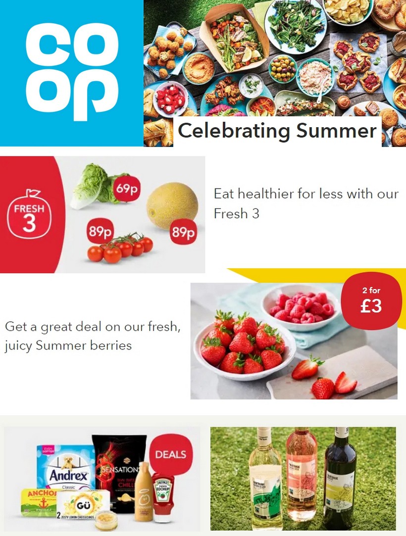 Co-op Food Offers from 3 August