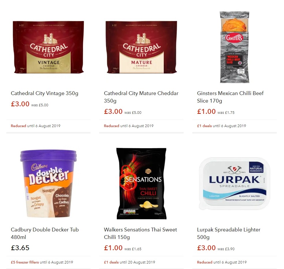 Co-op Food Offers from 3 August