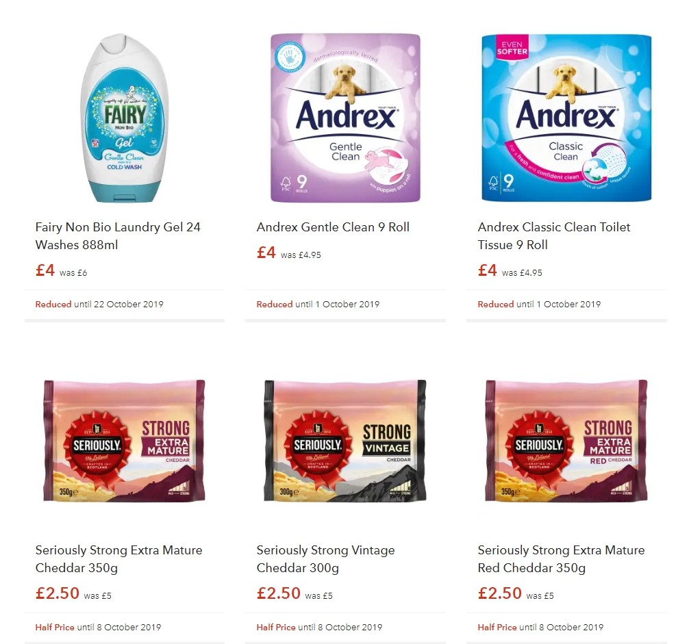 Co-op Food Offers from 20 September