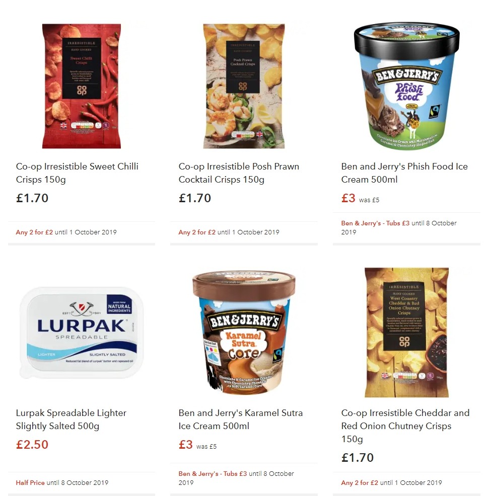 Co-op Food Offers from 20 September