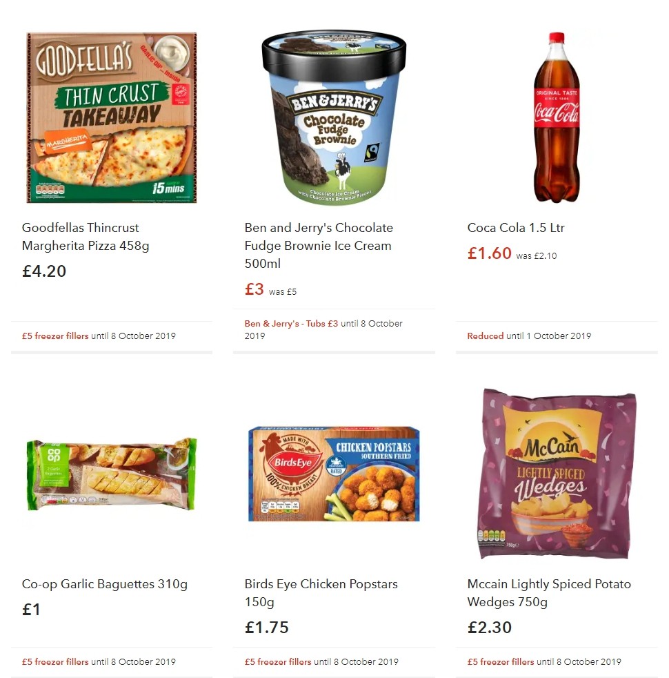 Co-op Food Offers from 20 September