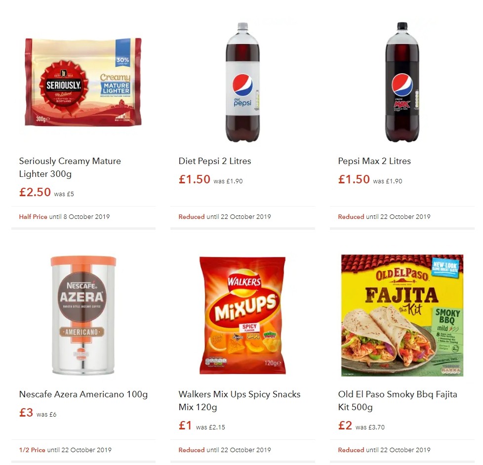 Co-op Food Offers from 5 October