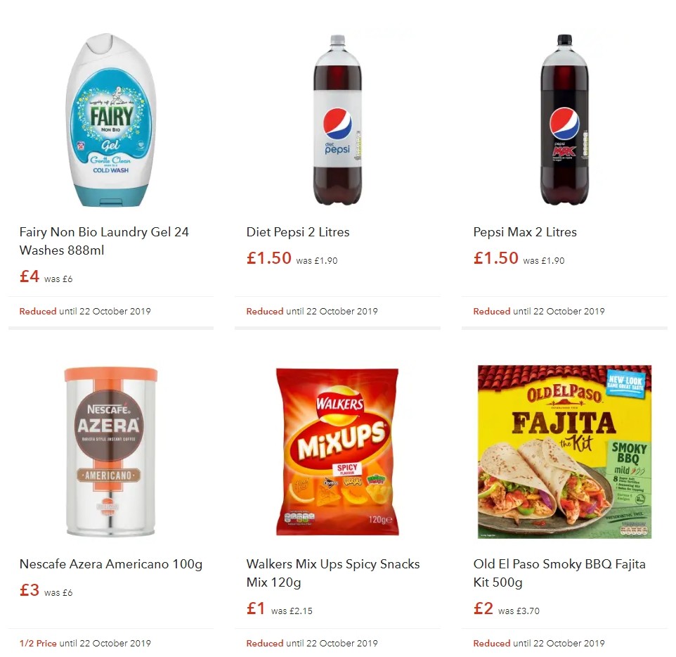 Co-op Food Offers from 19 October