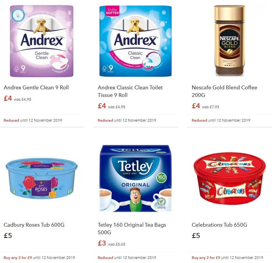 Co-op Food Offers from 2 November