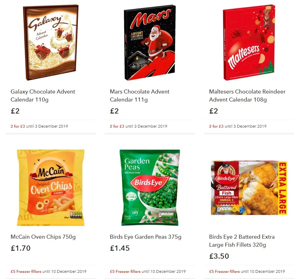 Co-op Food Offers from 30 November