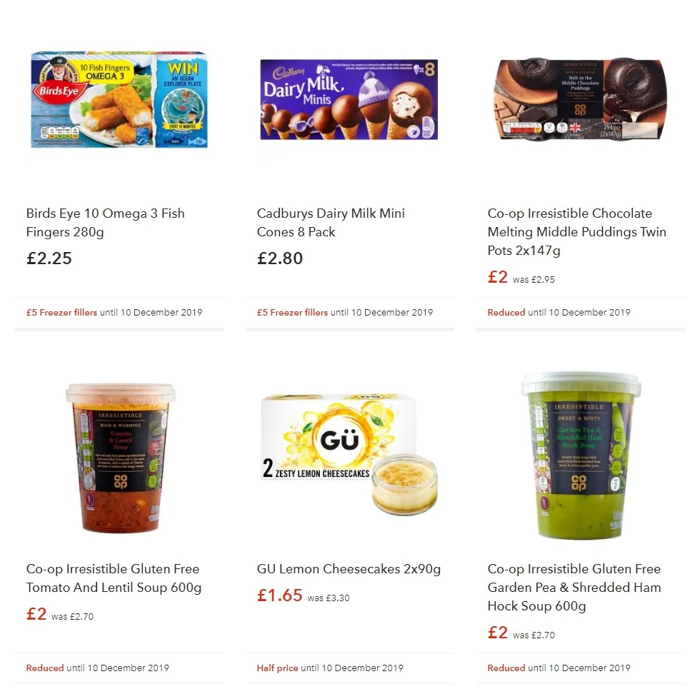 Co-op Food Offers from 30 November