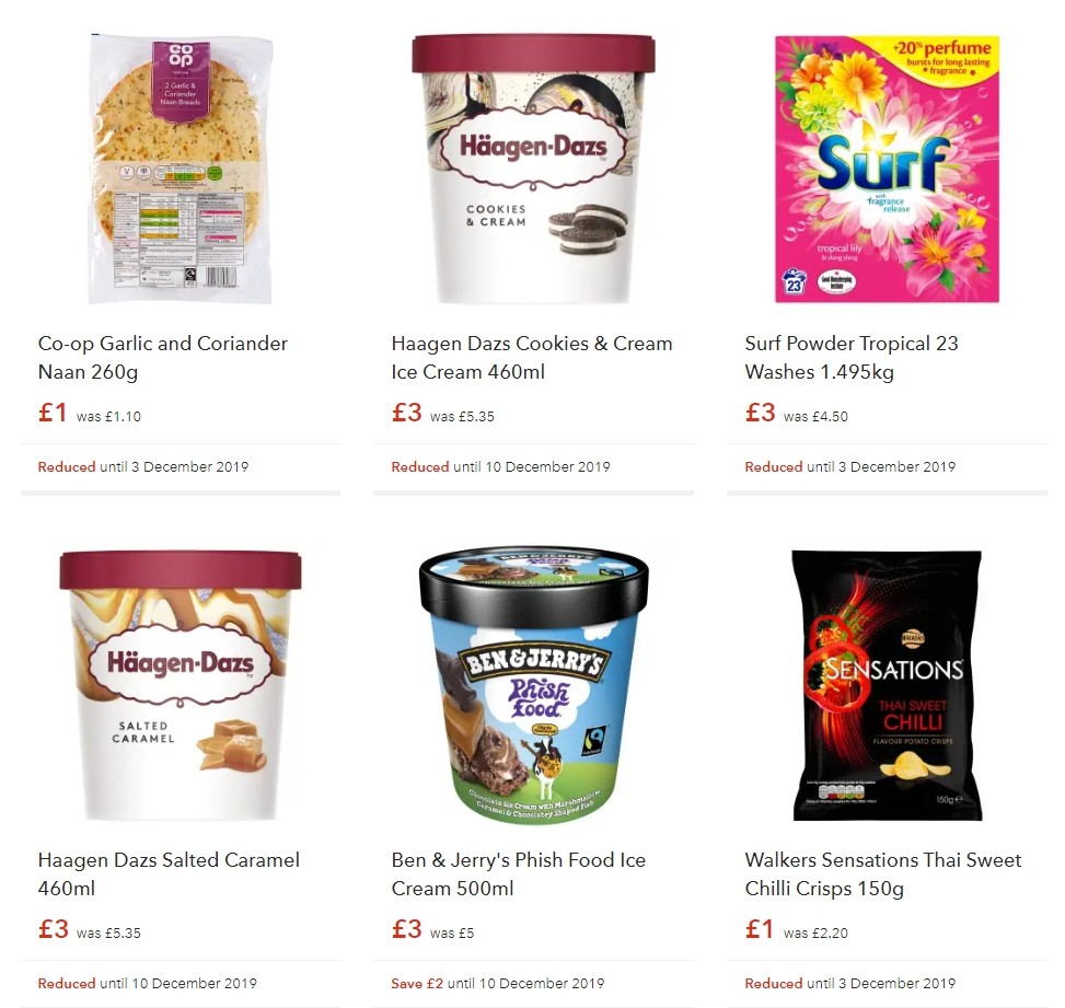 Co-op Food Offers from 30 November