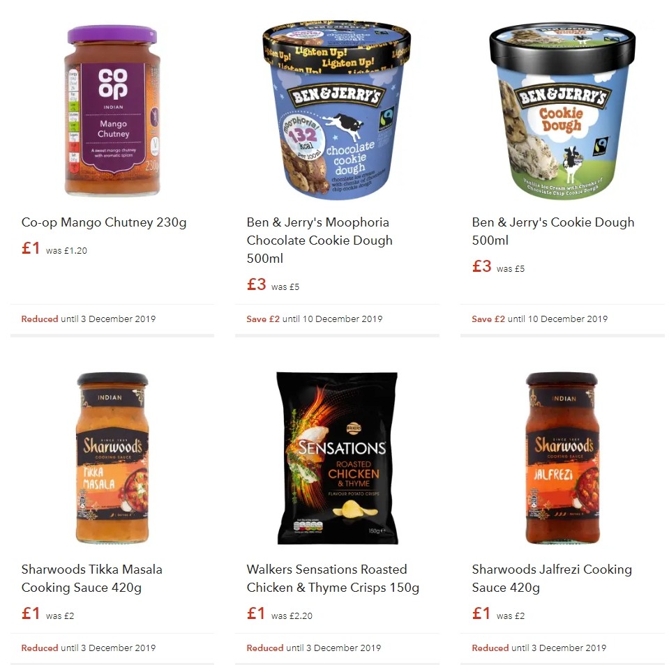 Co-op Food Offers from 30 November