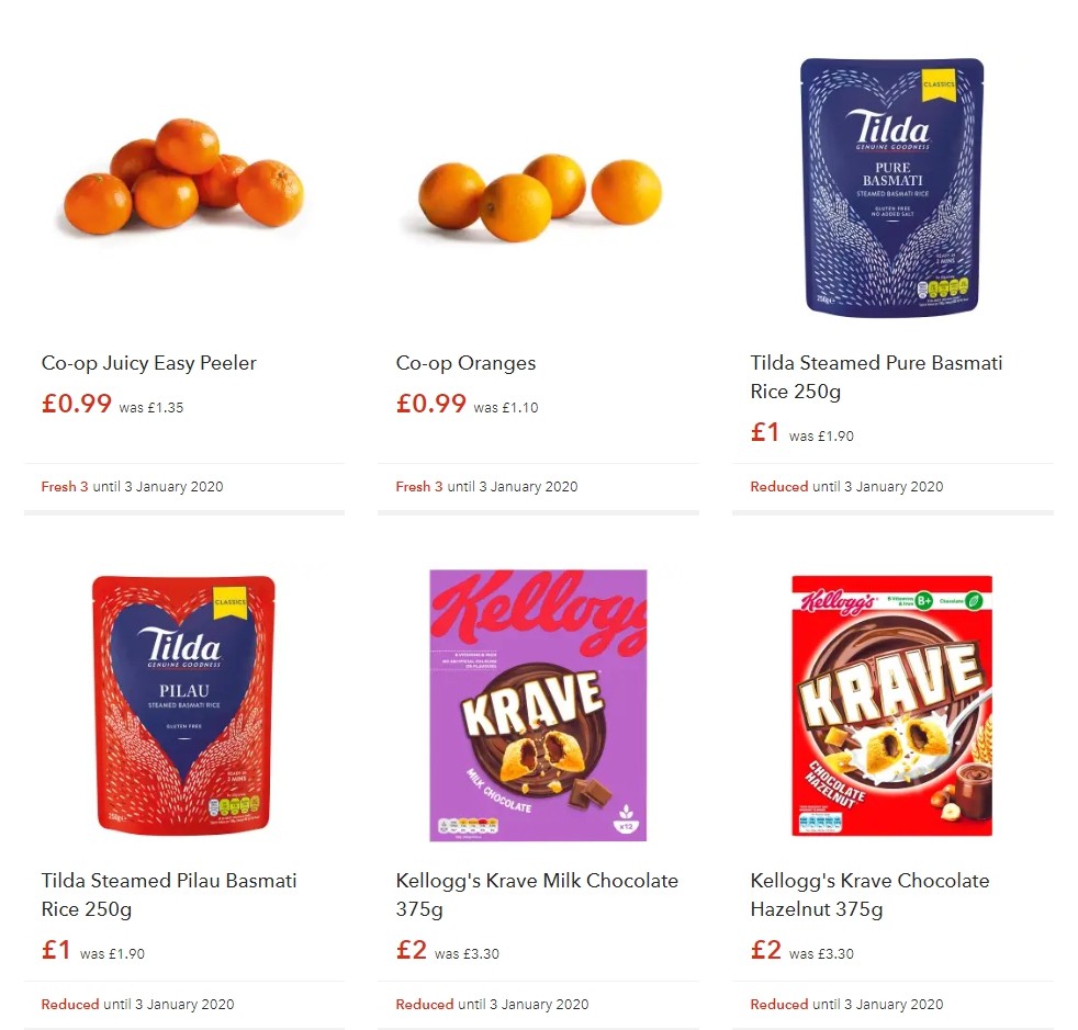Co-op Food Offers from 14 December