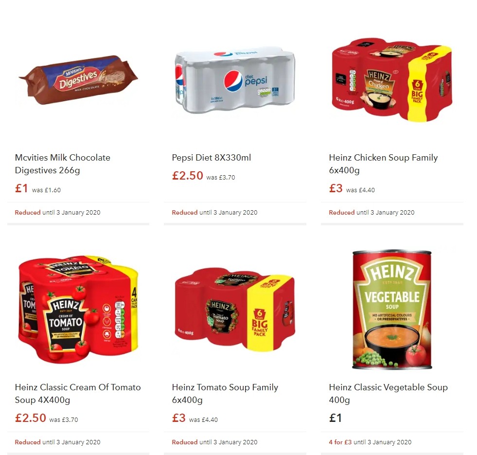 Co-op Food Offers from 14 December
