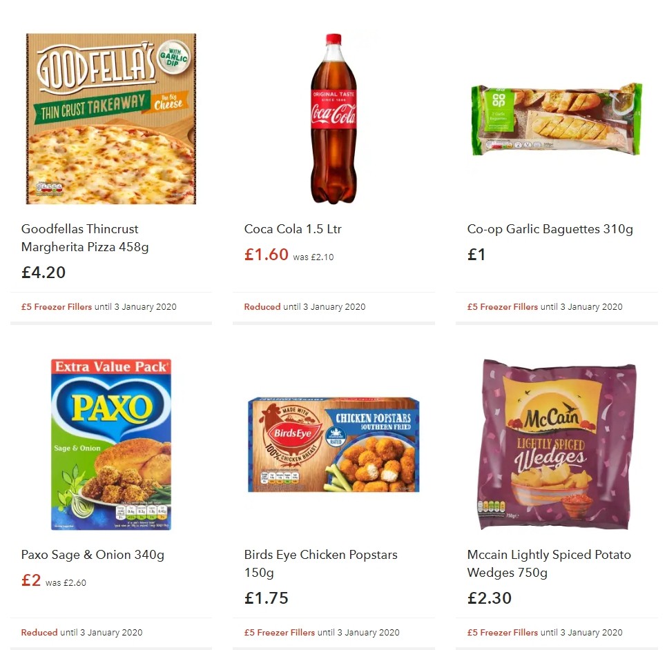 Co-op Food Offers from 14 December