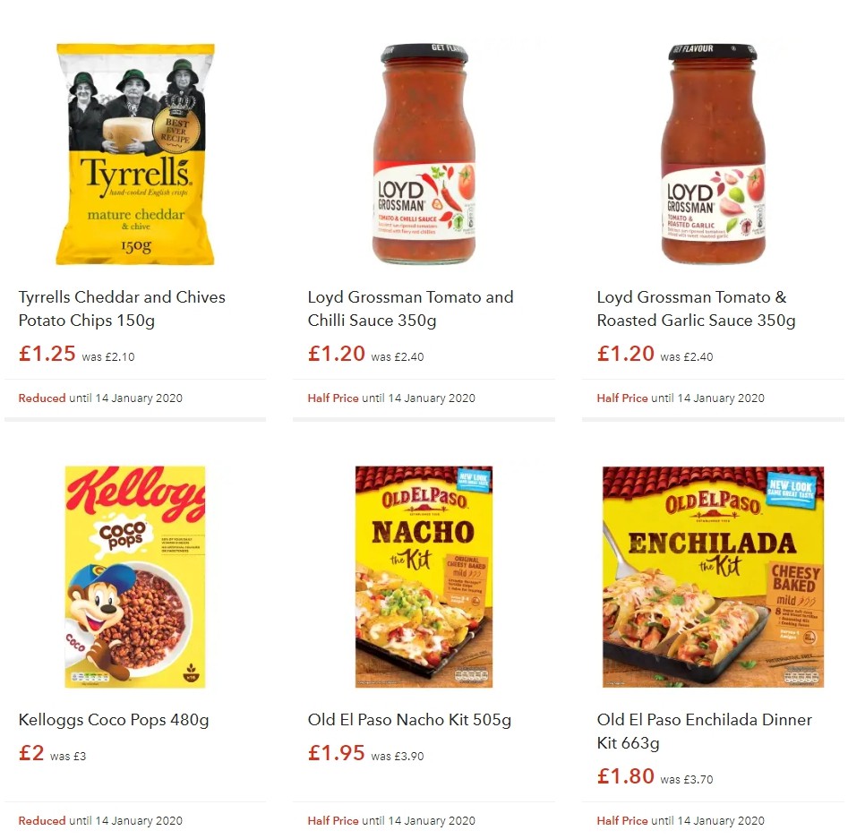 Co-op Food Offers from 4 January