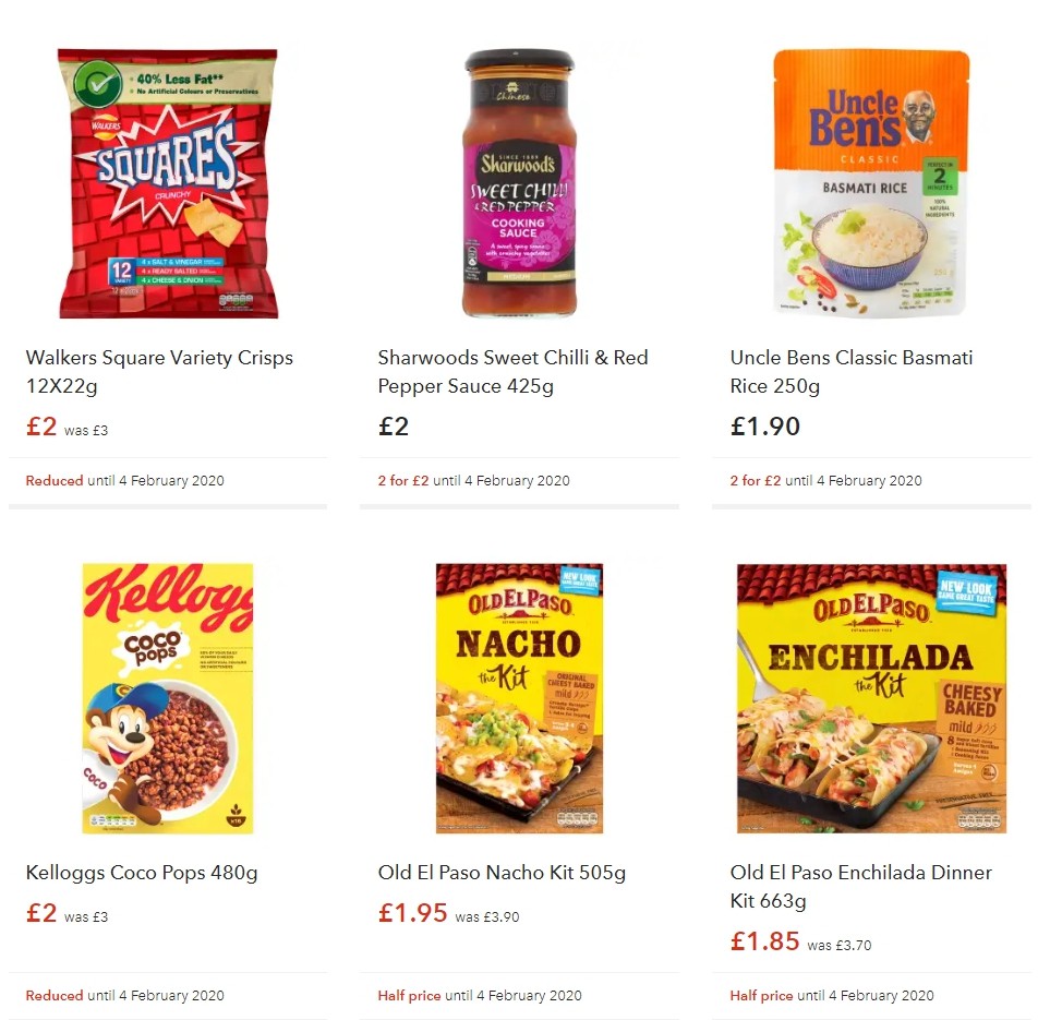 Co-op Food Offers from 25 January