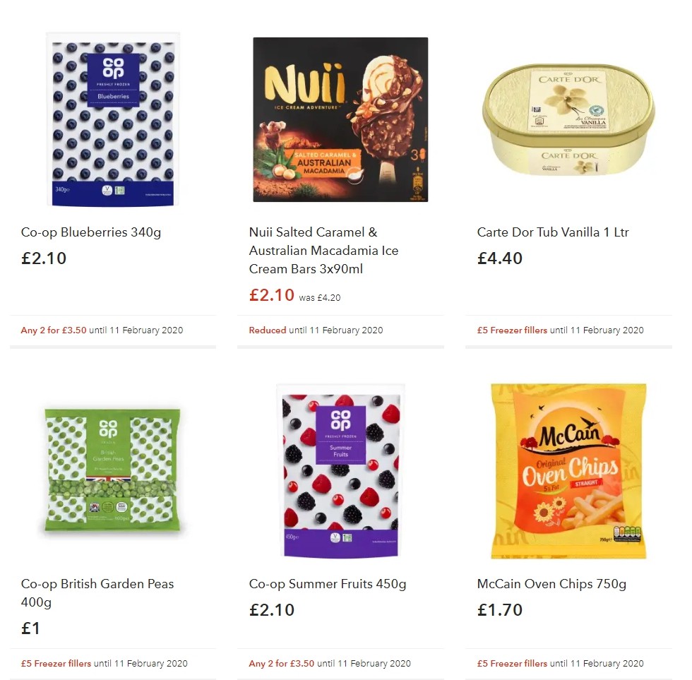 Co-op Food Offers from 25 January