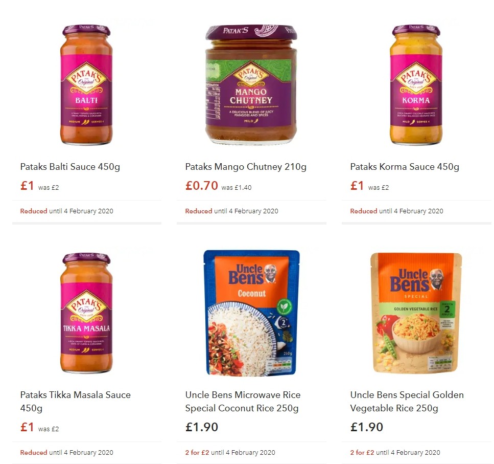 Co-op Food Offers from 25 January