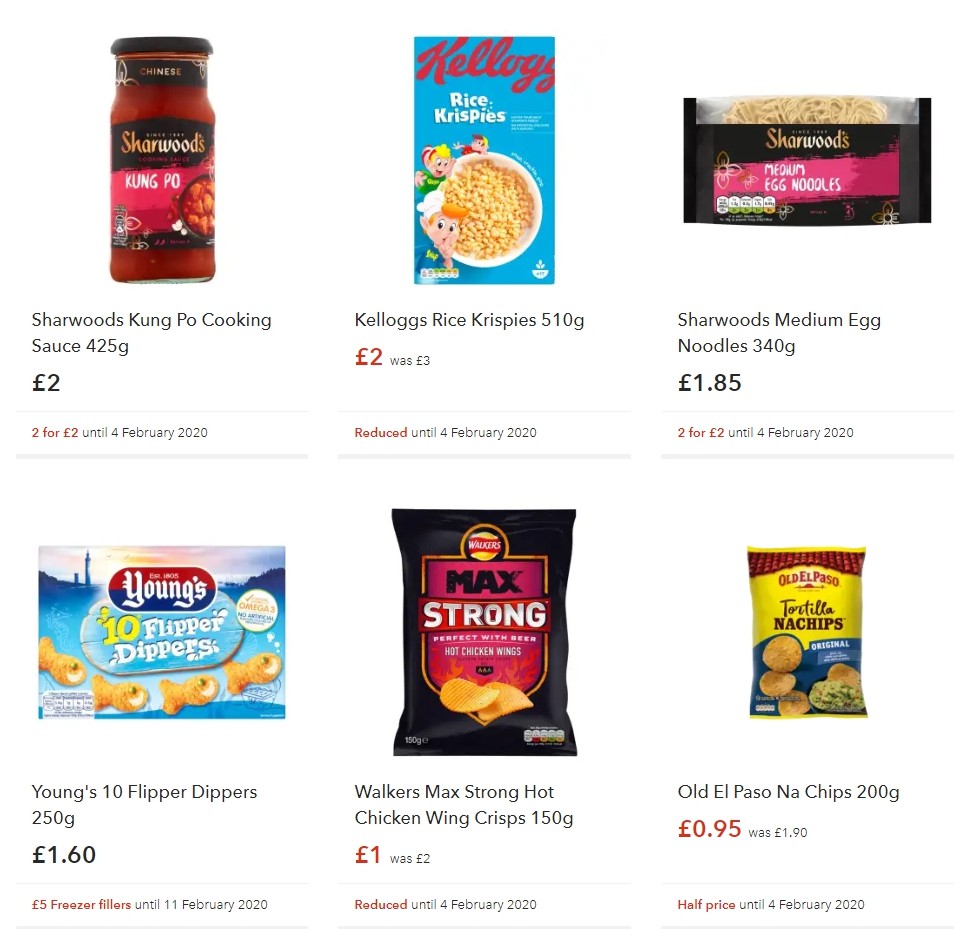 Co-op Food Offers from 25 January