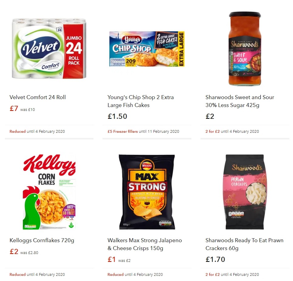 Co-op Food Offers from 25 January