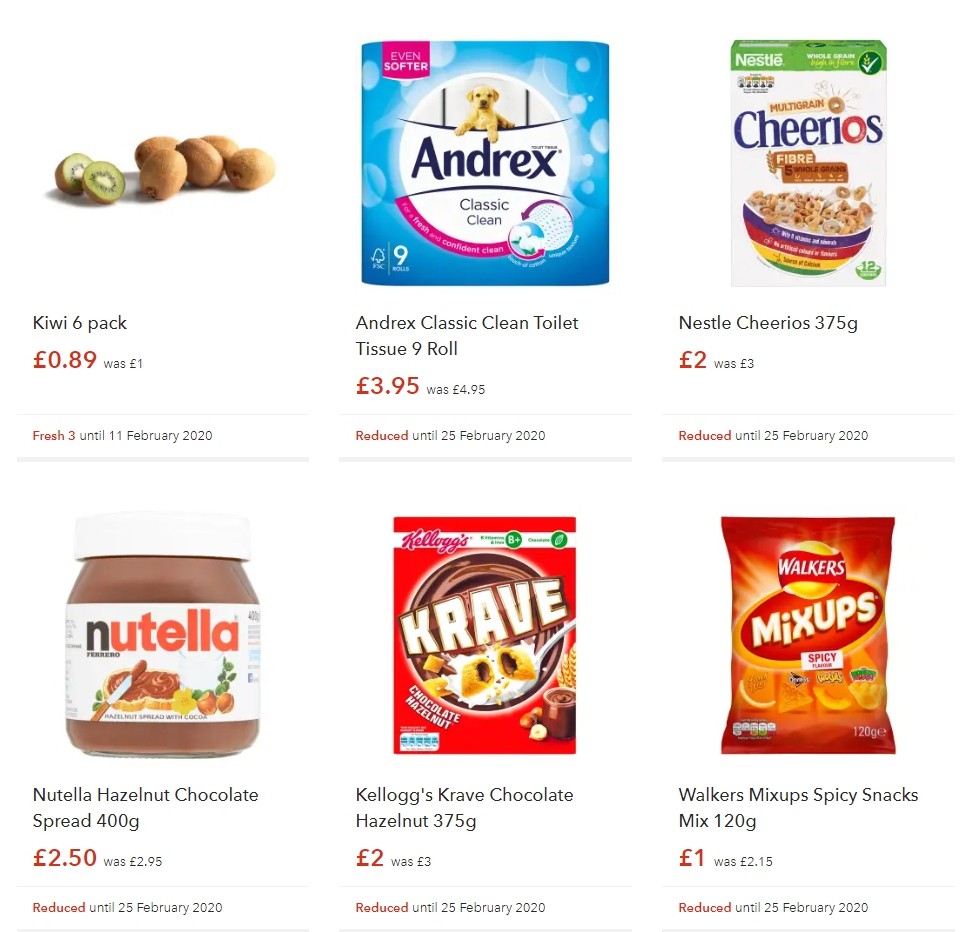 Co-op Food Offers from 8 February