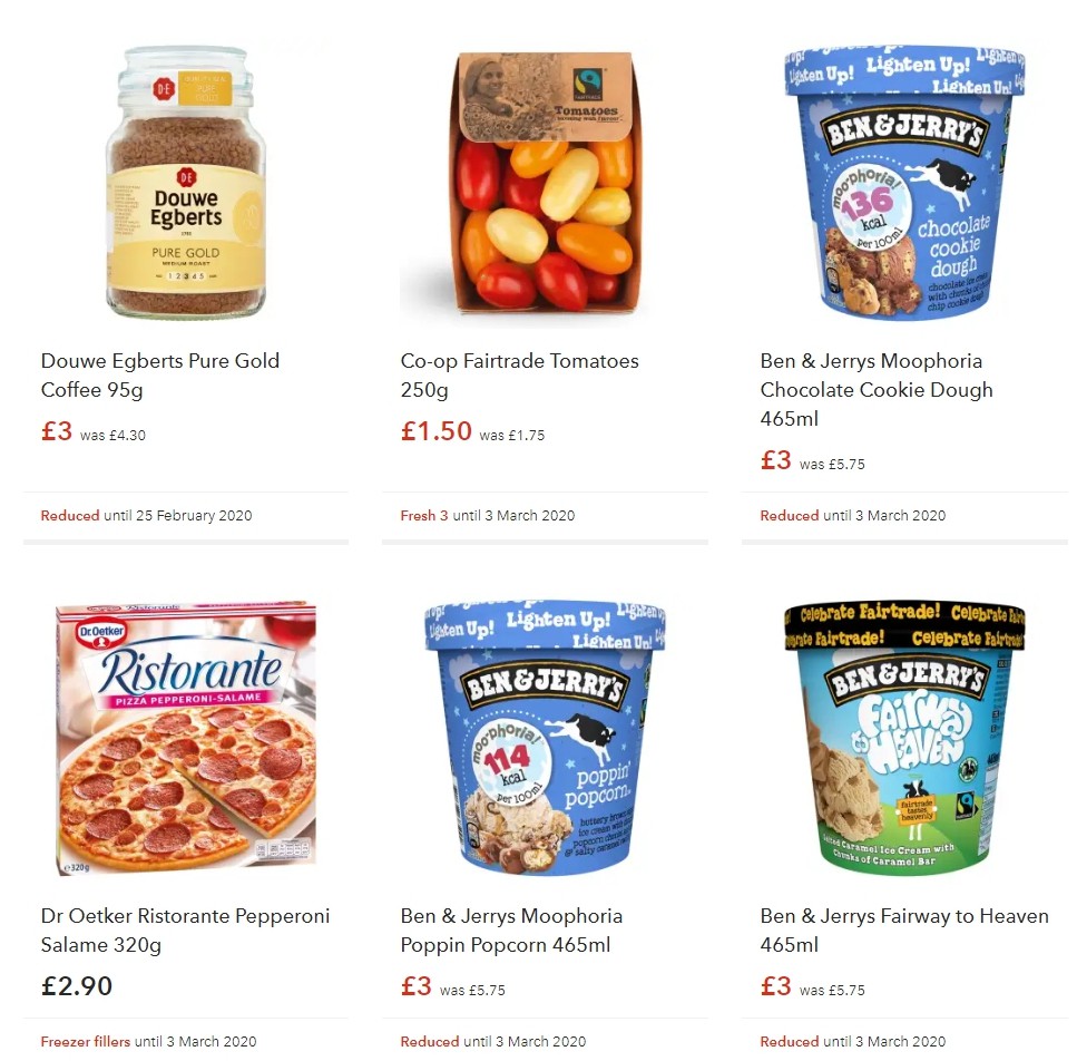 Co-op Food Offers from 15 February