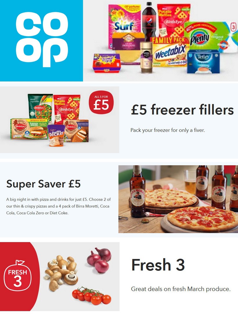 Co-op Food Offers from 14 March