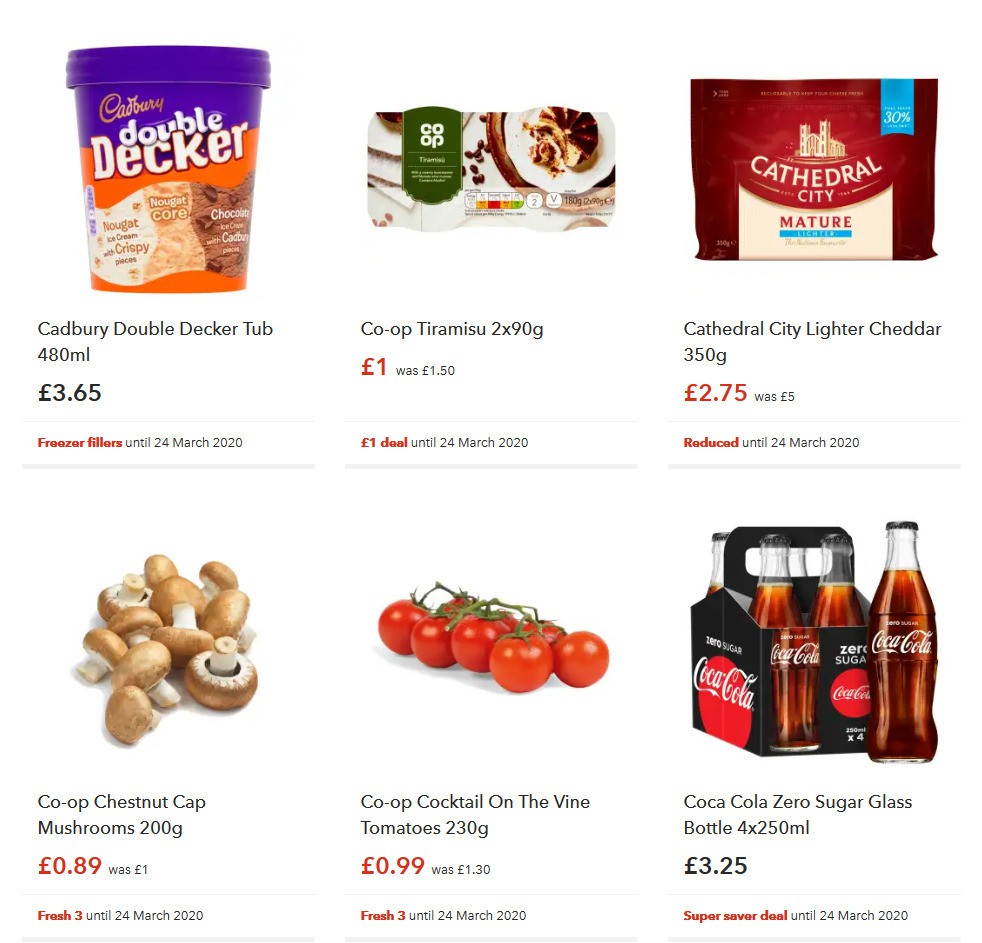 Co-op Food Offers from 14 March