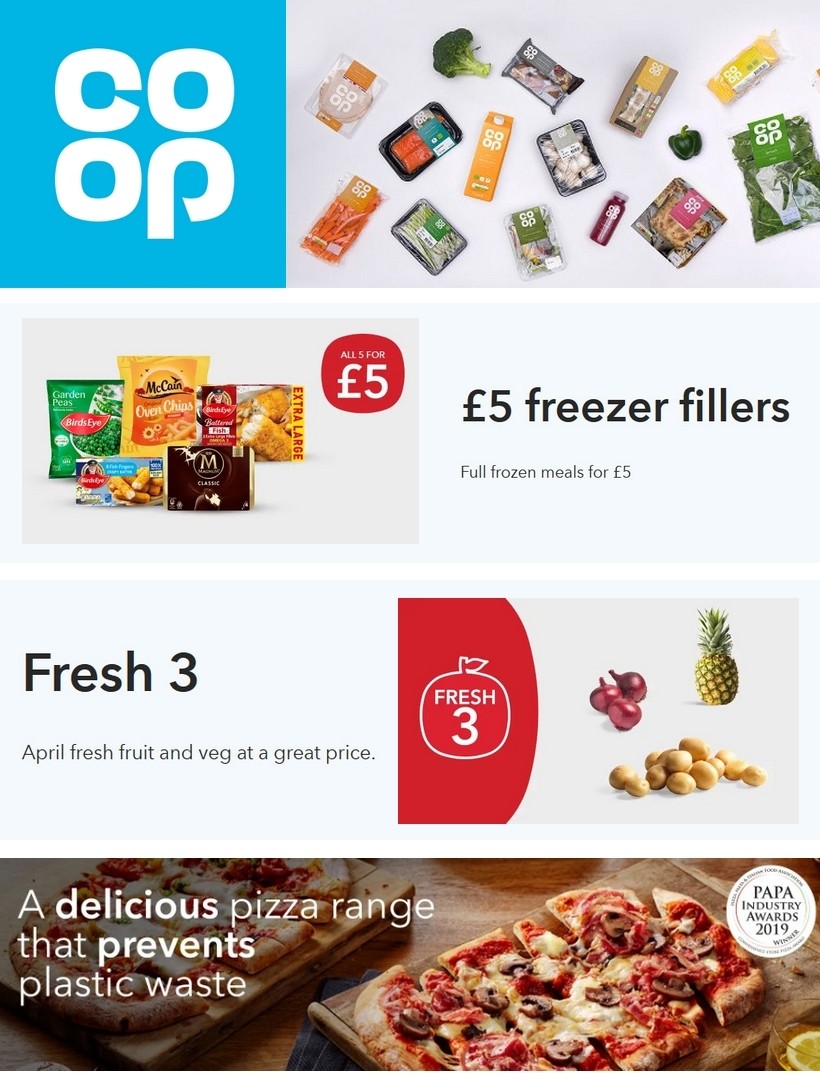 Co-op Food Offers from 16 April