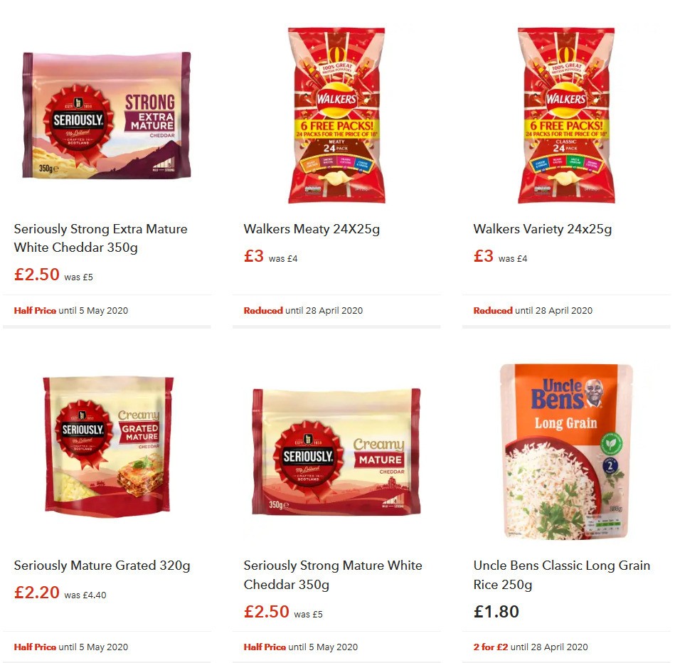 Co-op Food Offers from 16 April