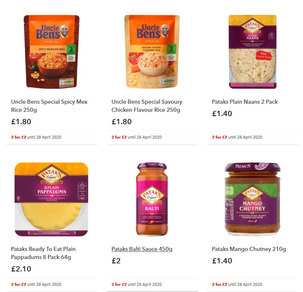 Co-op Food Offers from 16 April