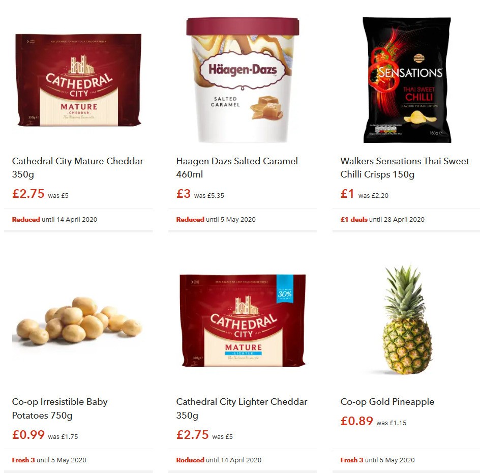 Co-op Food Offers from 16 April