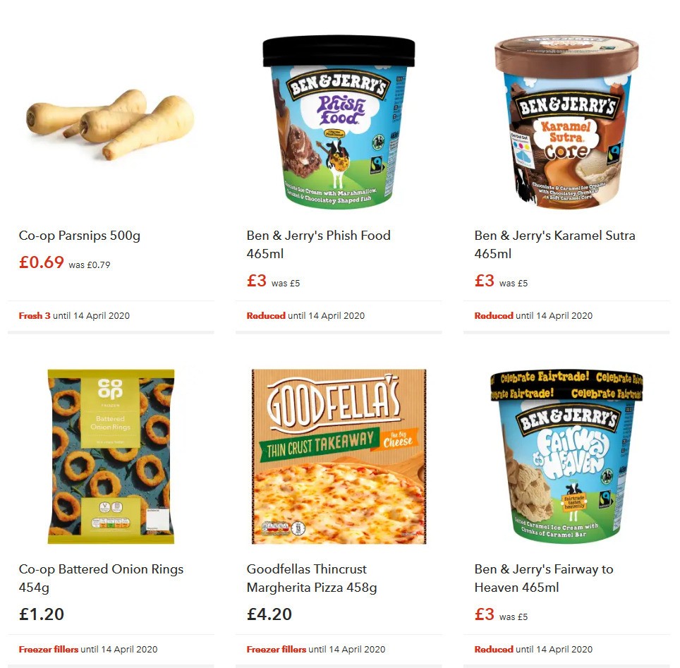 Co-op Food Offers from 16 April