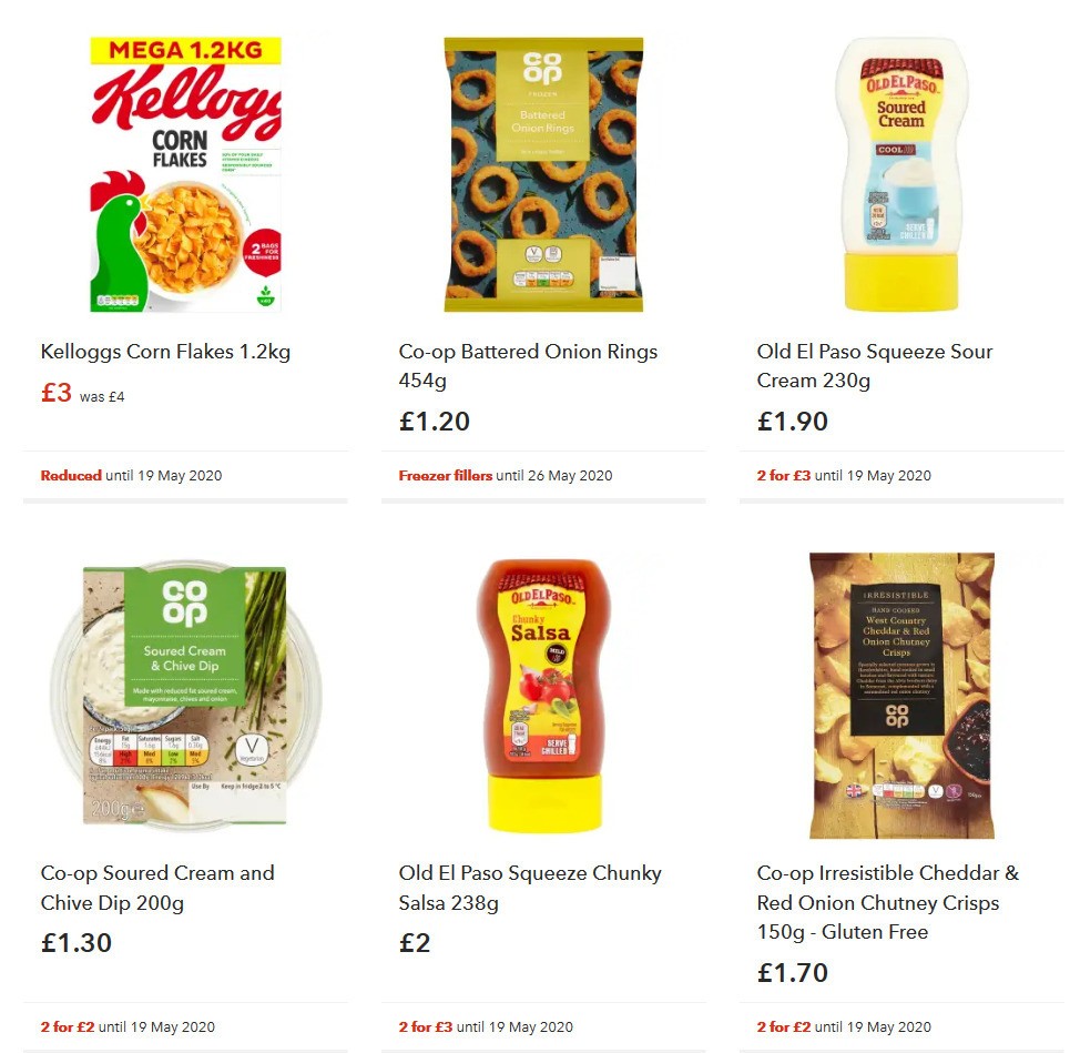 Co-op Food Offers from 8 May