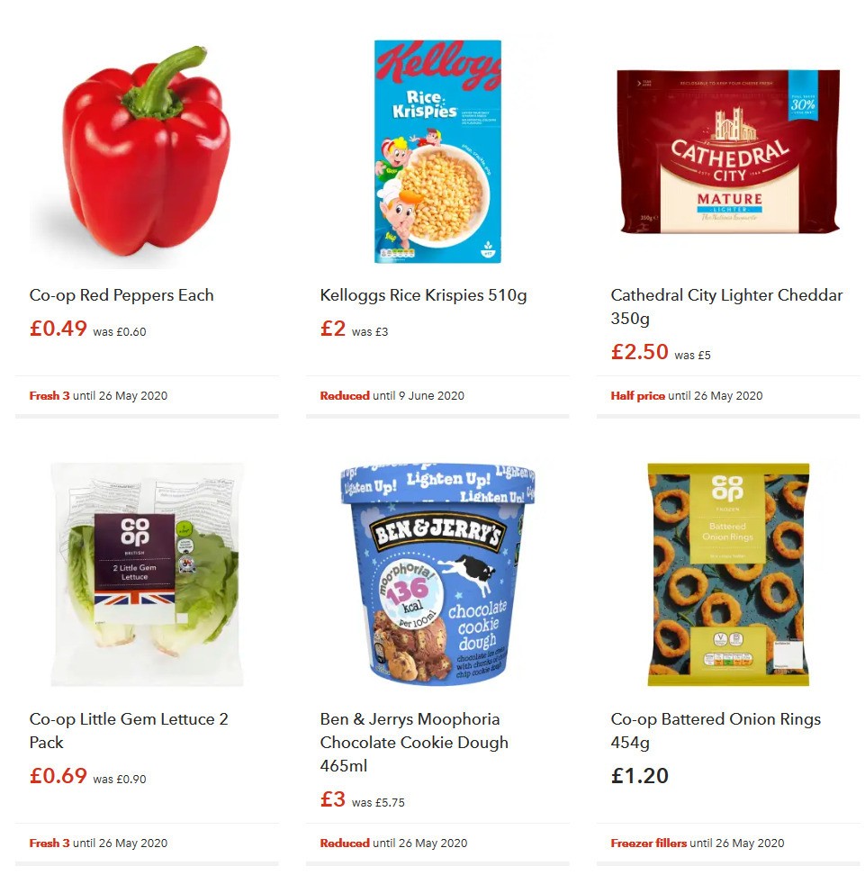 Co-op Food Offers from 23 May