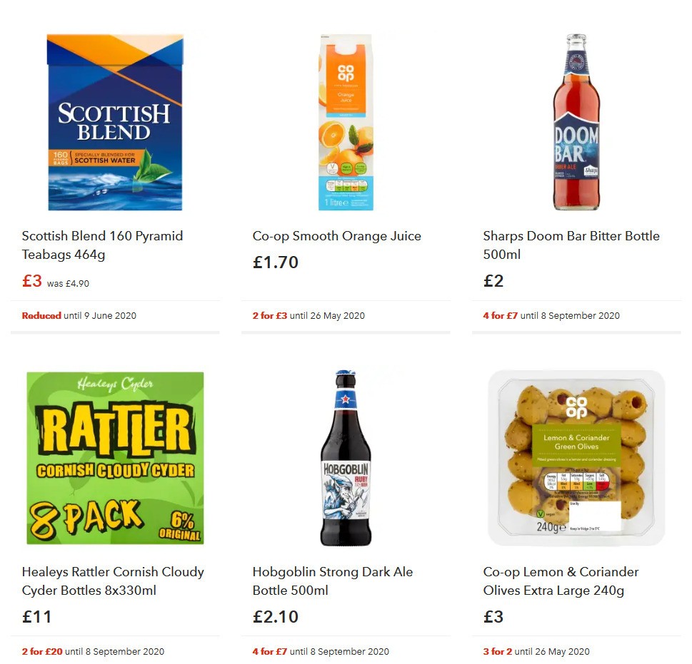 Co-op Food Offers from 23 May