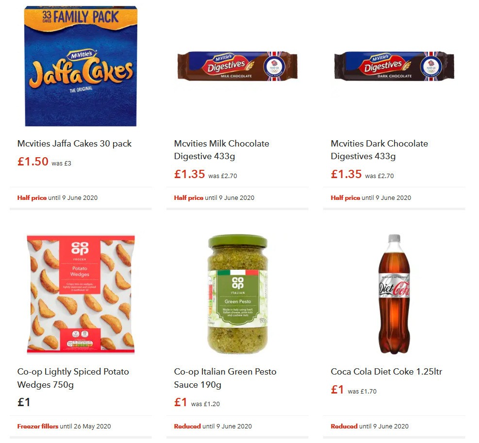 Co-op Food Offers from 23 May