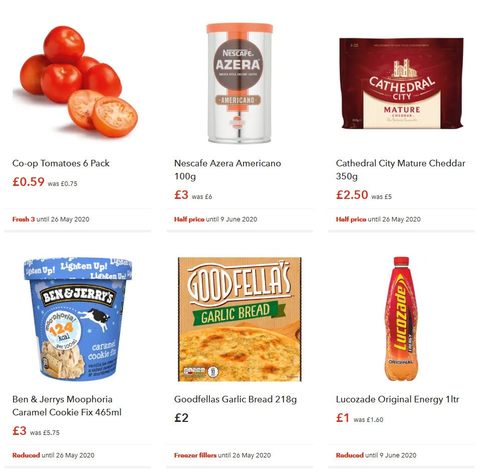 Co-op Food Offers from 23 May