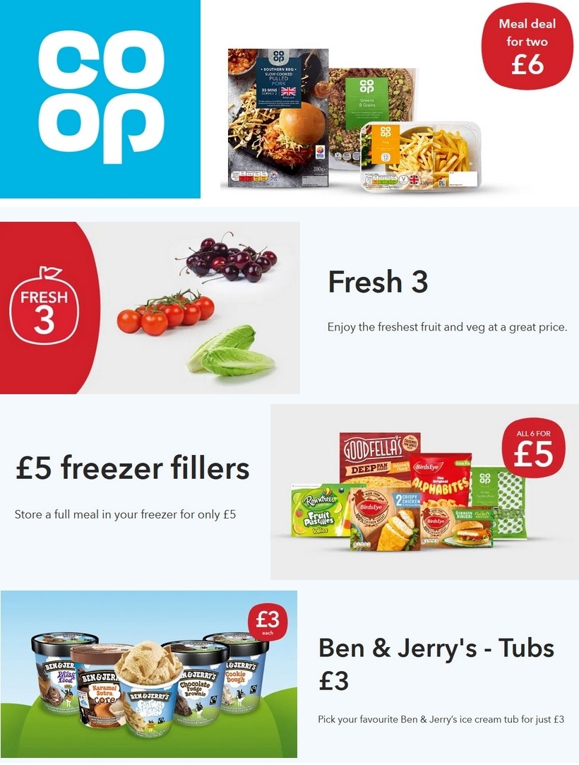 Co-op Food Offers from 6 June
