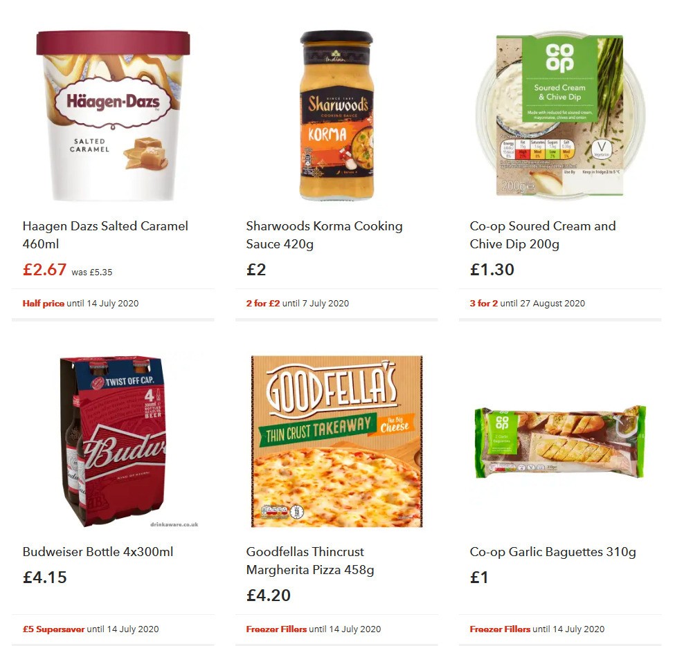 Co-op Food Offers from 20 June