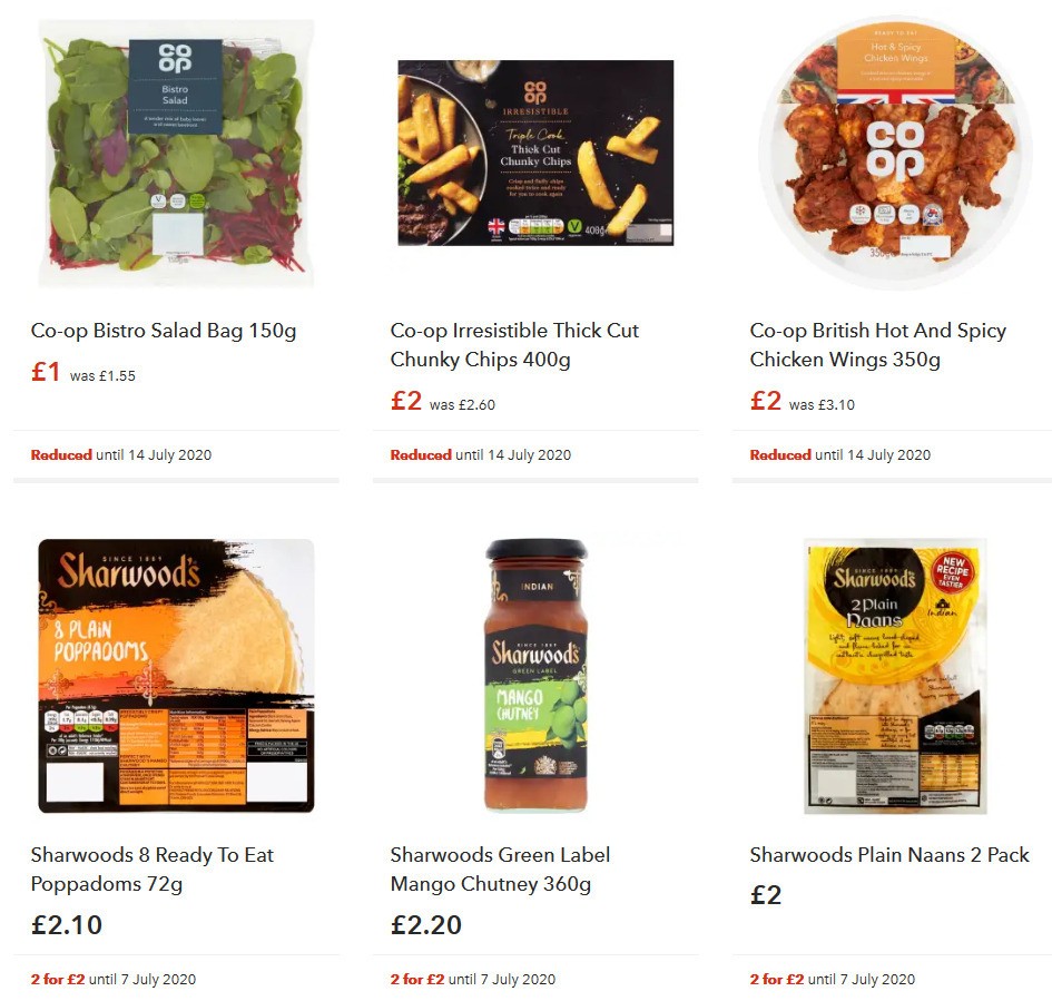 Co-op Food Offers from 20 June