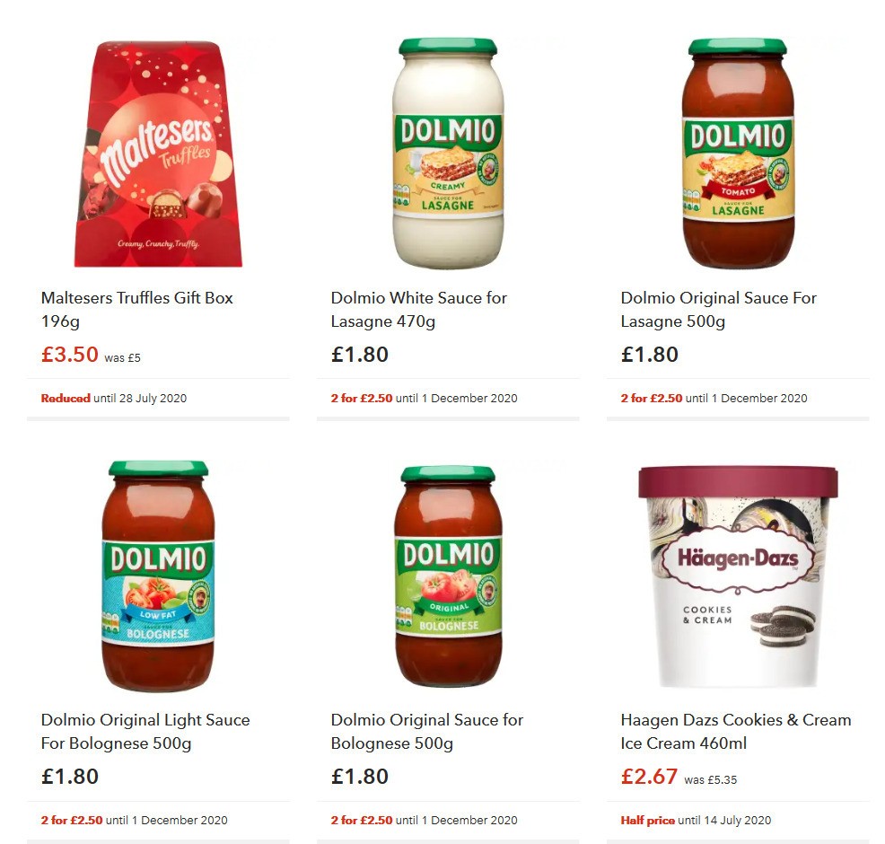 Co-op Food Offers from 20 June