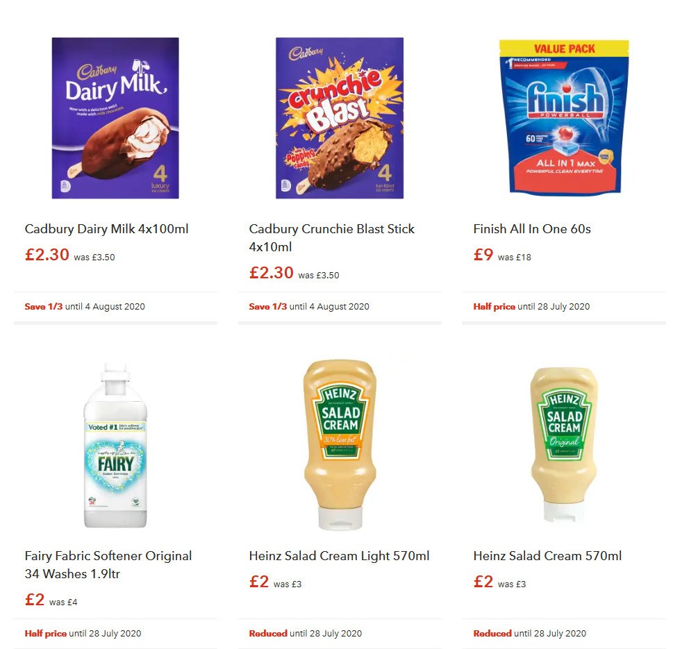 Co-op Food Offers from 18 July