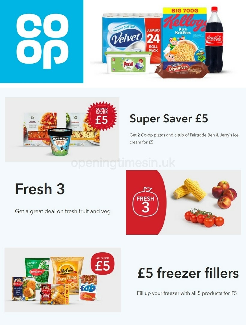 Co-op Food Offers from 5 August