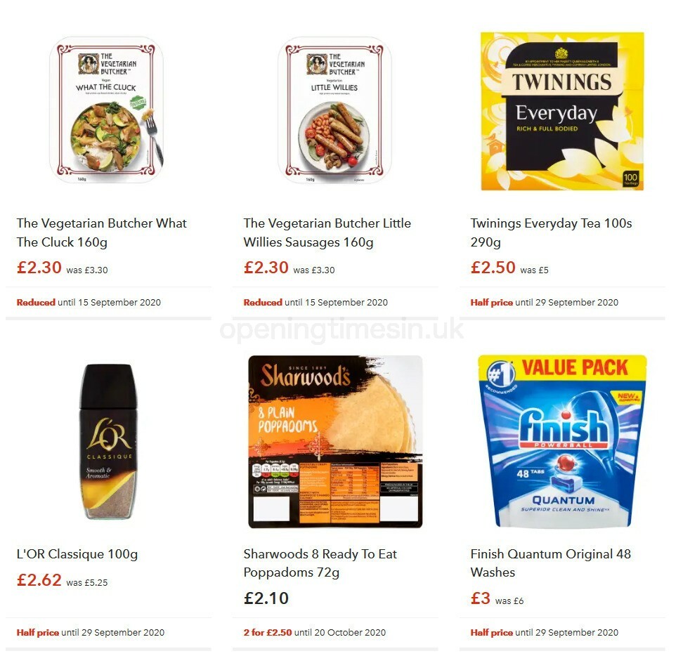 Co-op Food Offers from 16 September