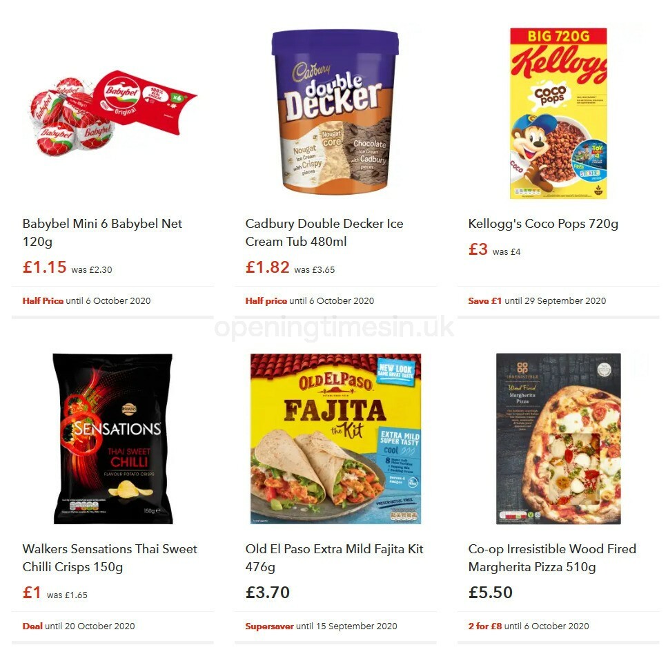 Co-op Food Offers from 16 September