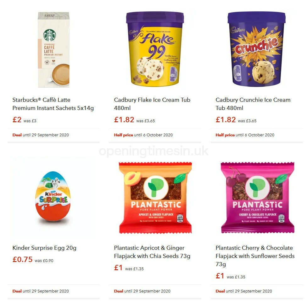 Co-op Food Offers from 16 September
