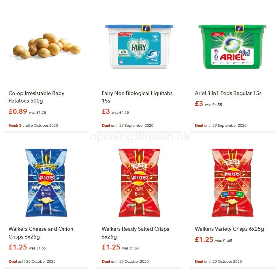 Co-op Food Offers from 16 September