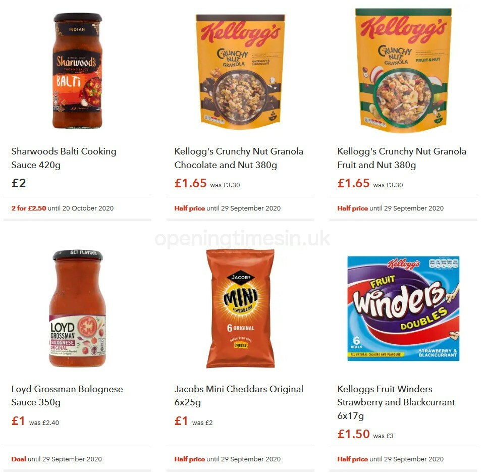 Co-op Food Offers from 16 September