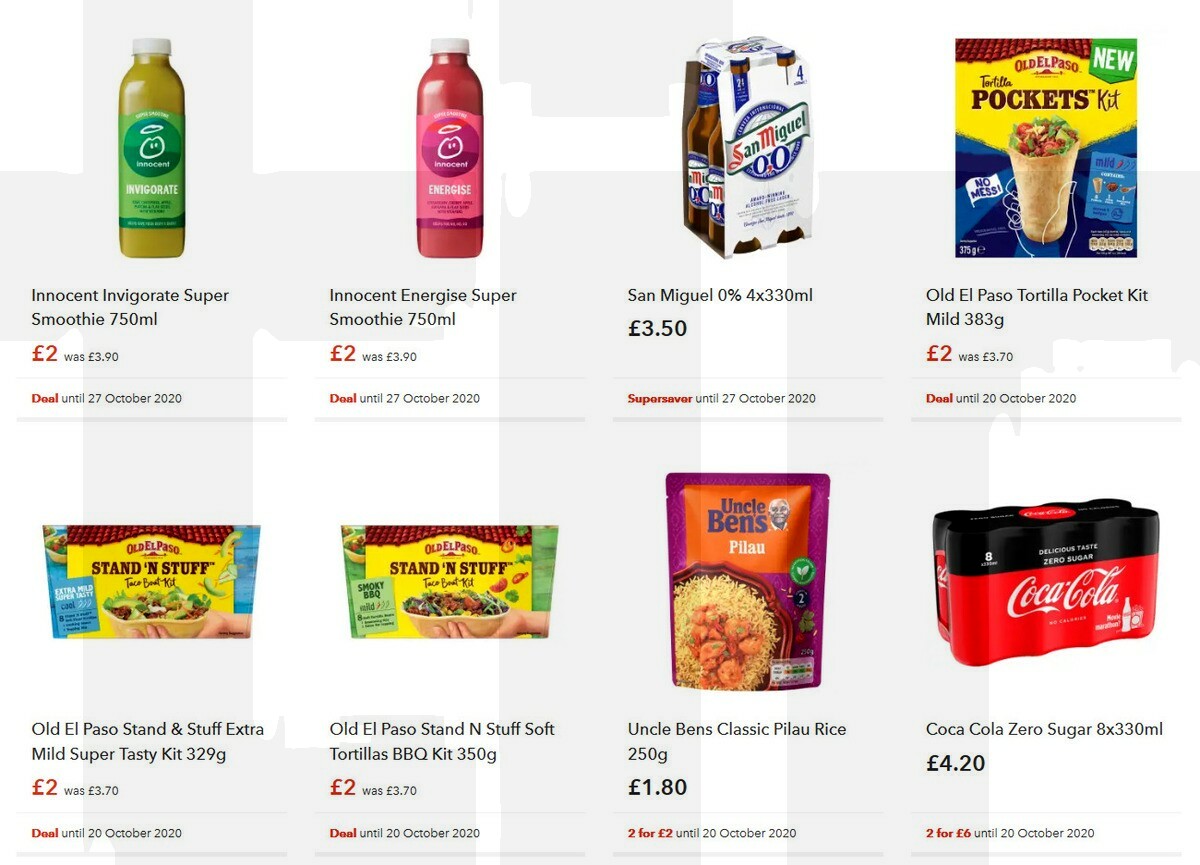 Co-op Food Offers from 7 October