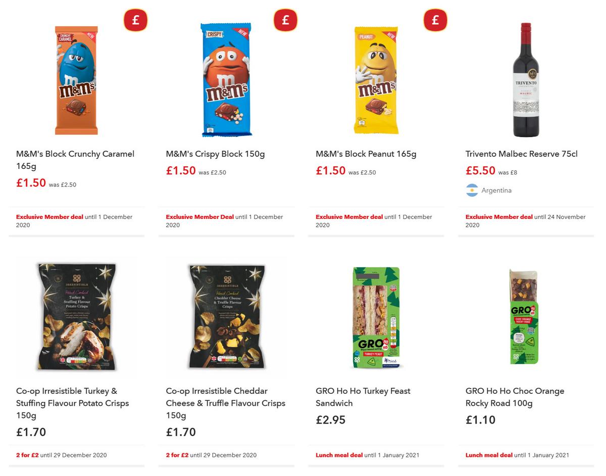 Co-op Food Offers from 18 November